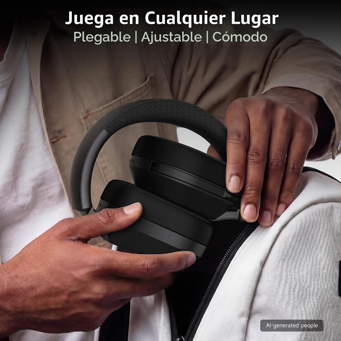 Auriculares inalámbricos para juegos Acer para PS5, PC, micrófono a...