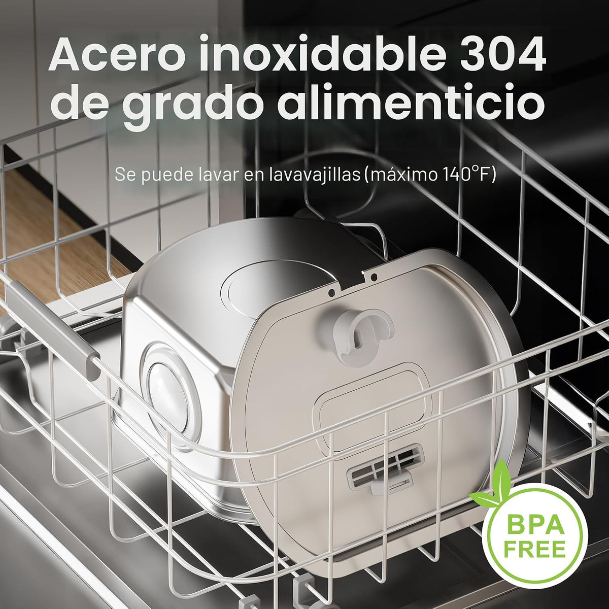 Fuente de agua para gatos de acero inoxidable: fuente para gatos de...