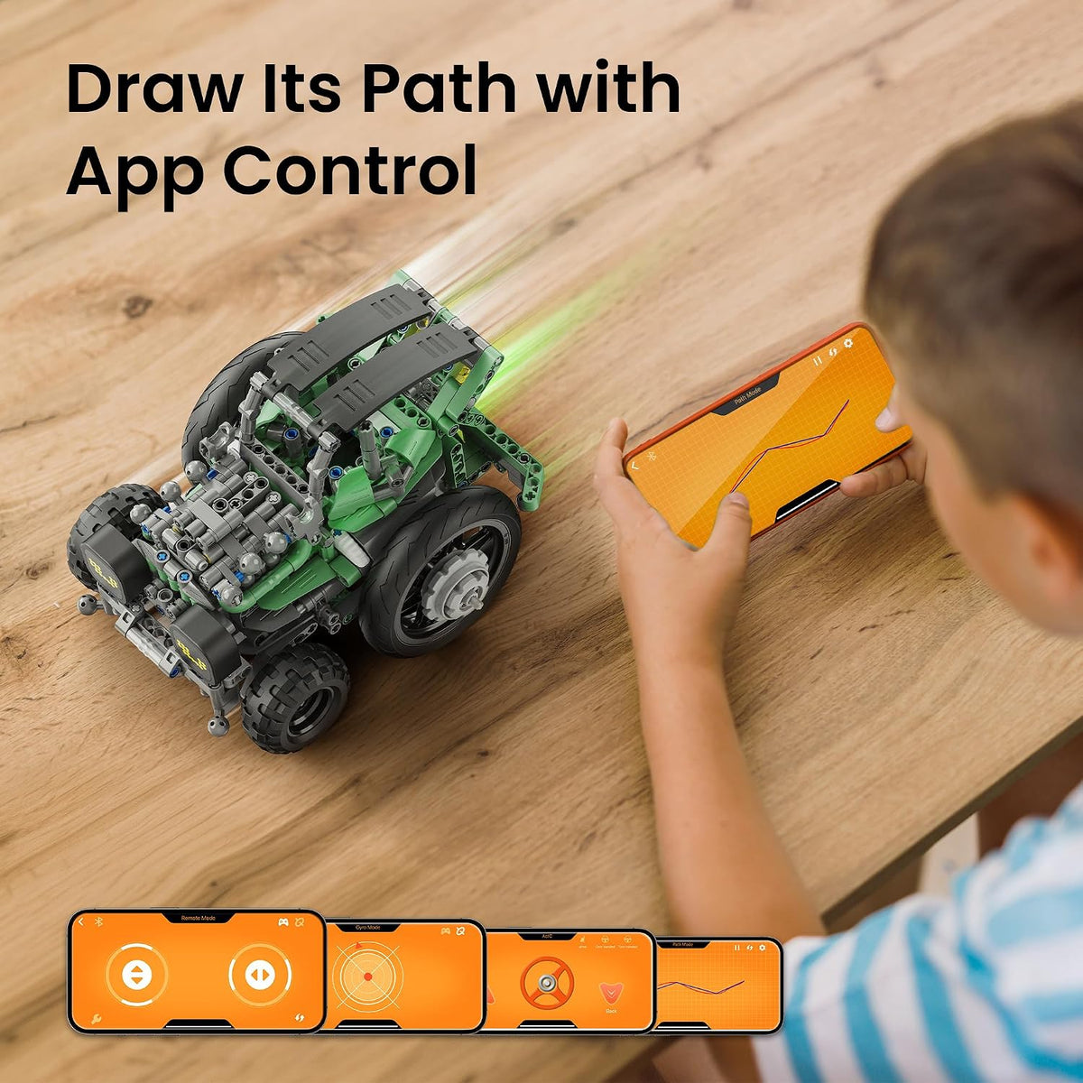 Sillbird Kit de construcción de automóviles robot con control remot...