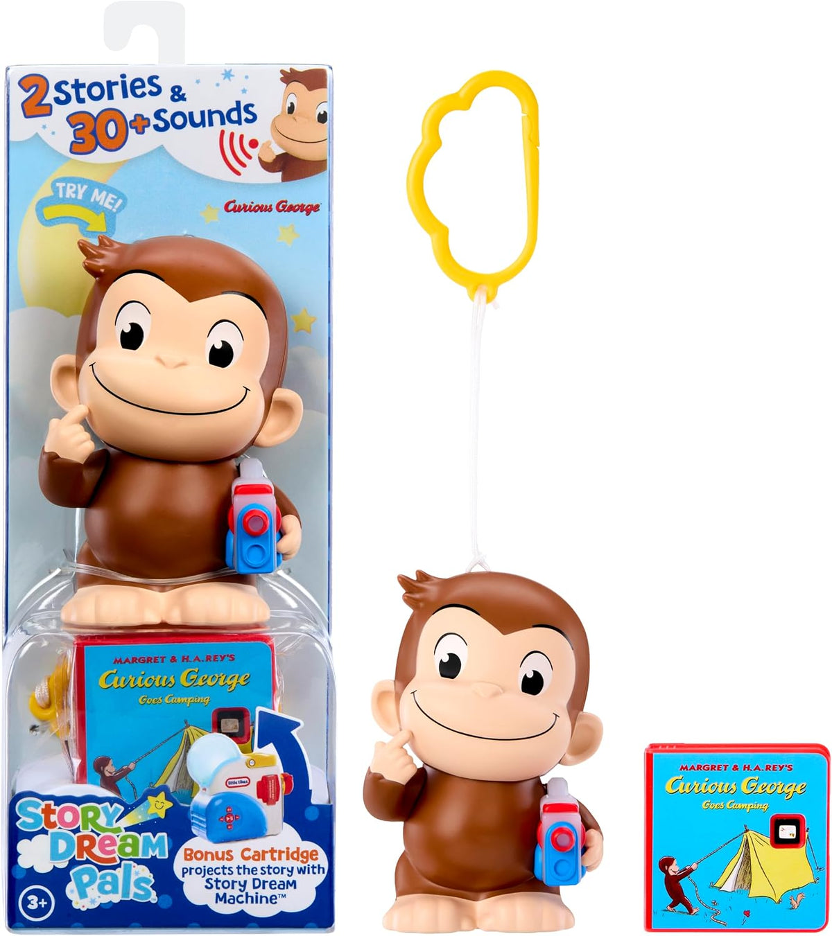 Little Tikes Story Dream Pals Curious George, figura interactiva de...