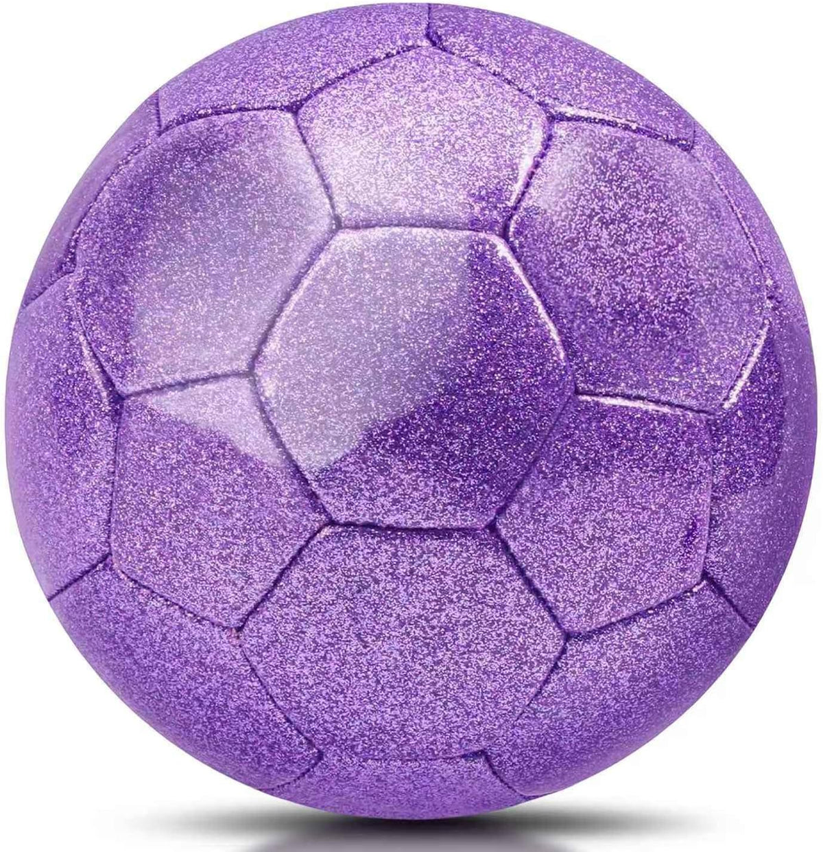 Champhox Pelota de fútbol tamaño 4 con purpurina rosa - Pelota de f...