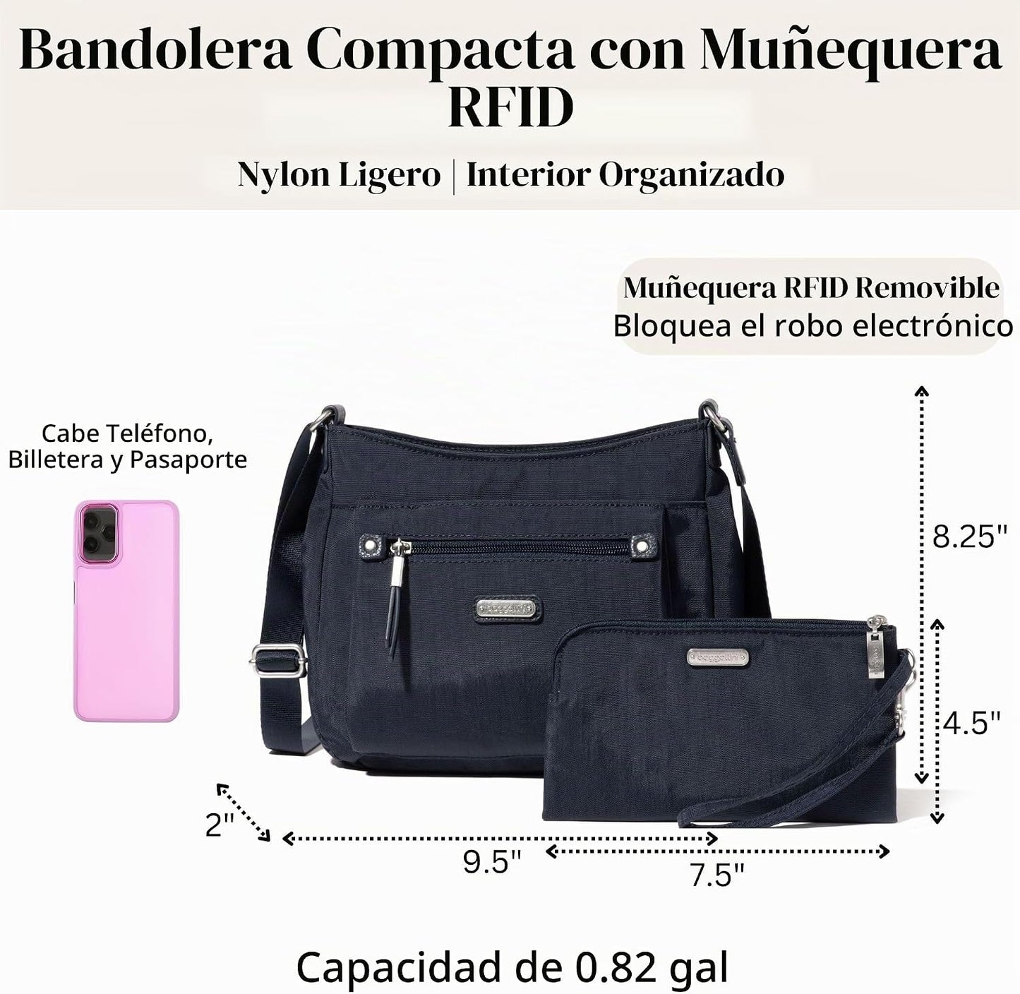 Baggallini La nueva colección clásica Uptown Bagg