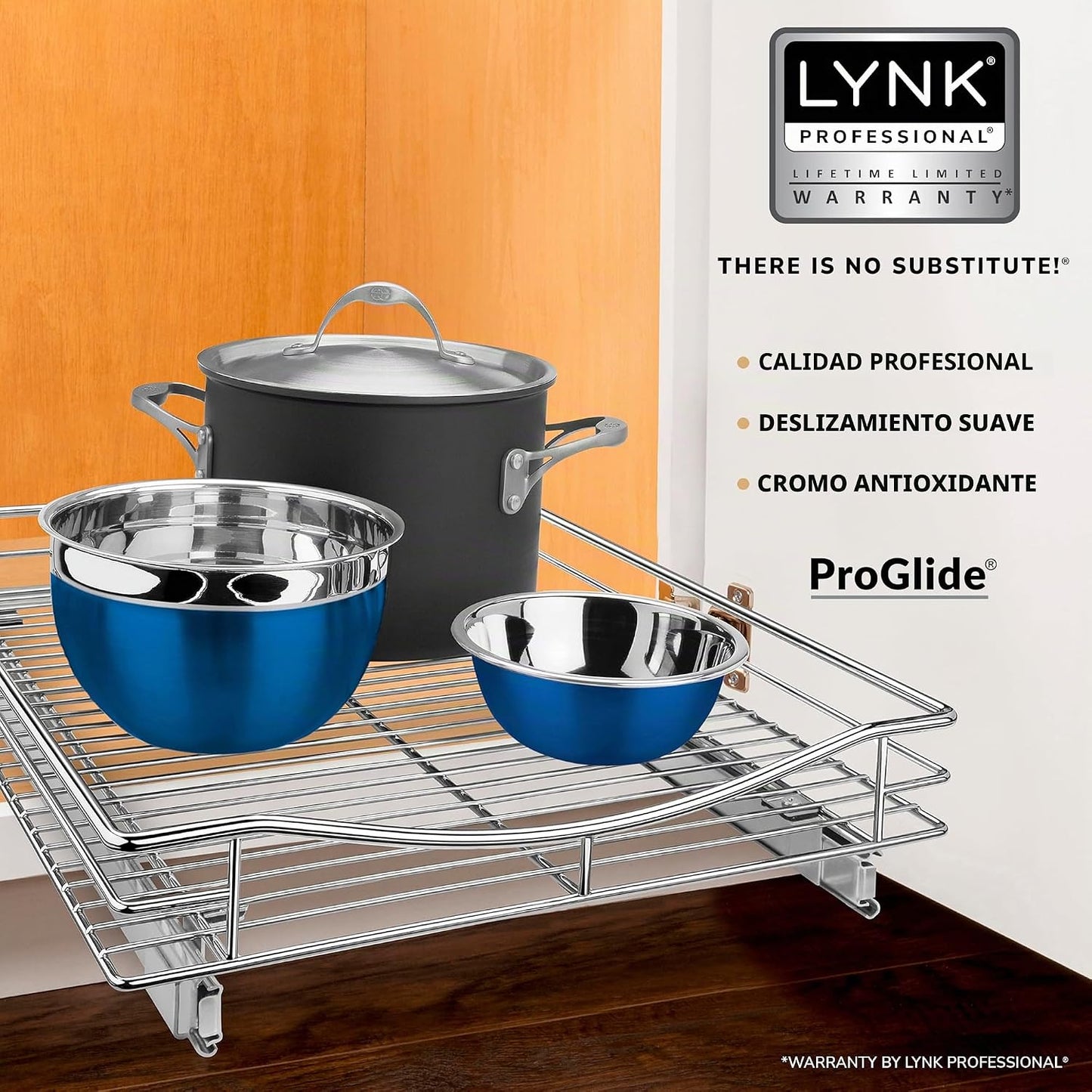 LYNK PROFESSIONAL® Organizador de gabinete extraíble, cajones desli...