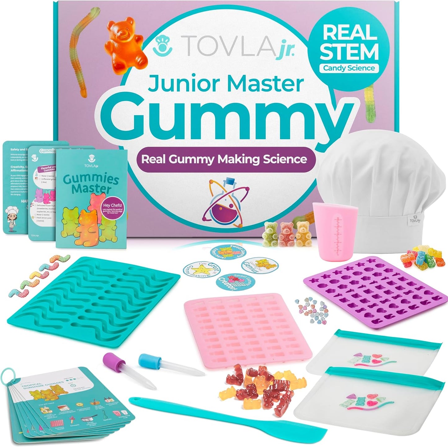 Kit de fabricación de gomitas Tovla Jr. Ultimate para niños \u2013...