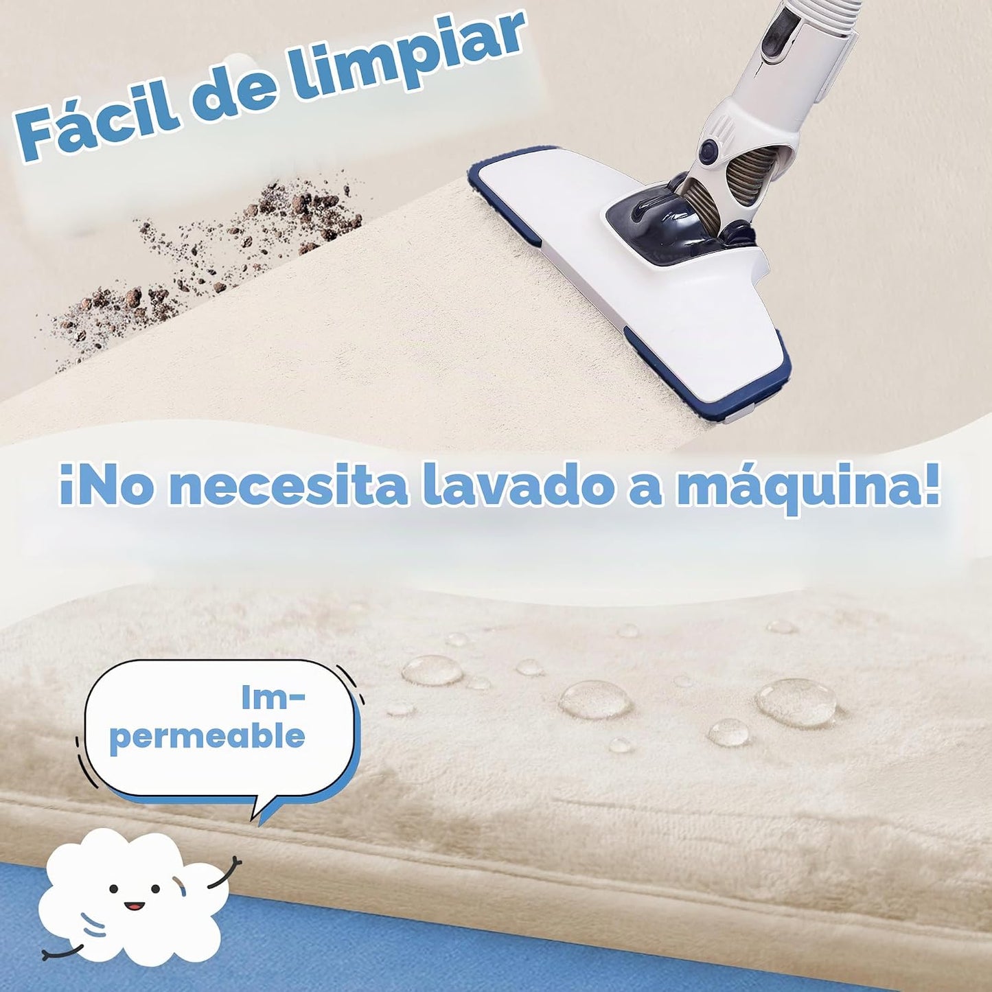 PAPAMAT Tapete de Juego para Bebé de 1.5" de Grosor para Piso,...