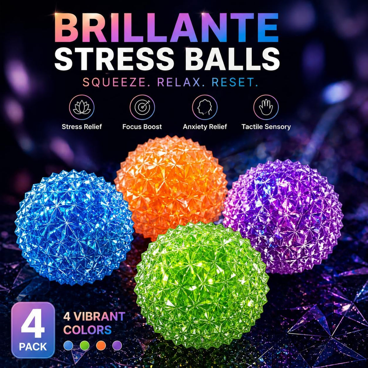 Pelota sensorial firme para adultos, juguete texturizado para alivi...