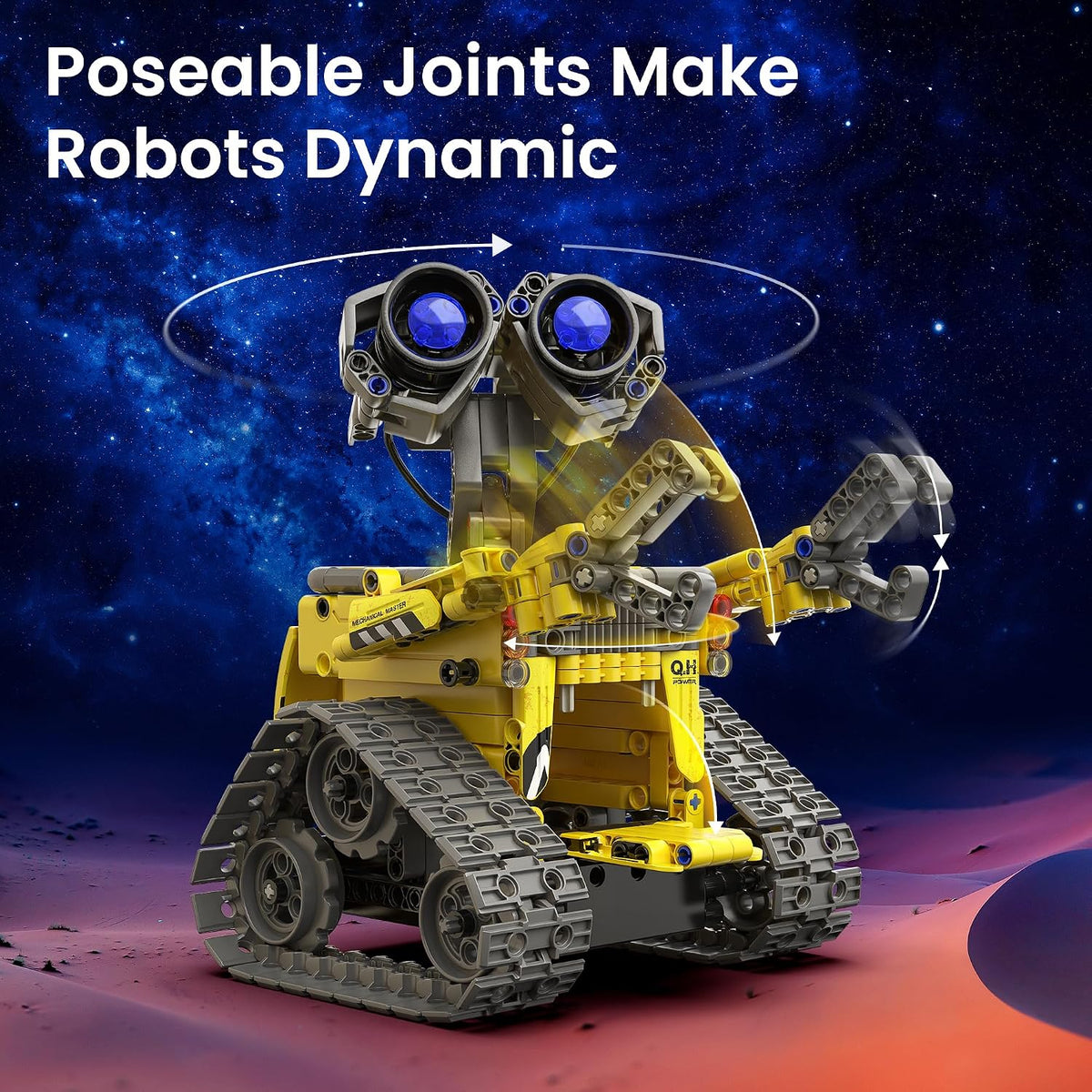 Sillbird Kit de construcción de robot STEM con control remoto, rega...