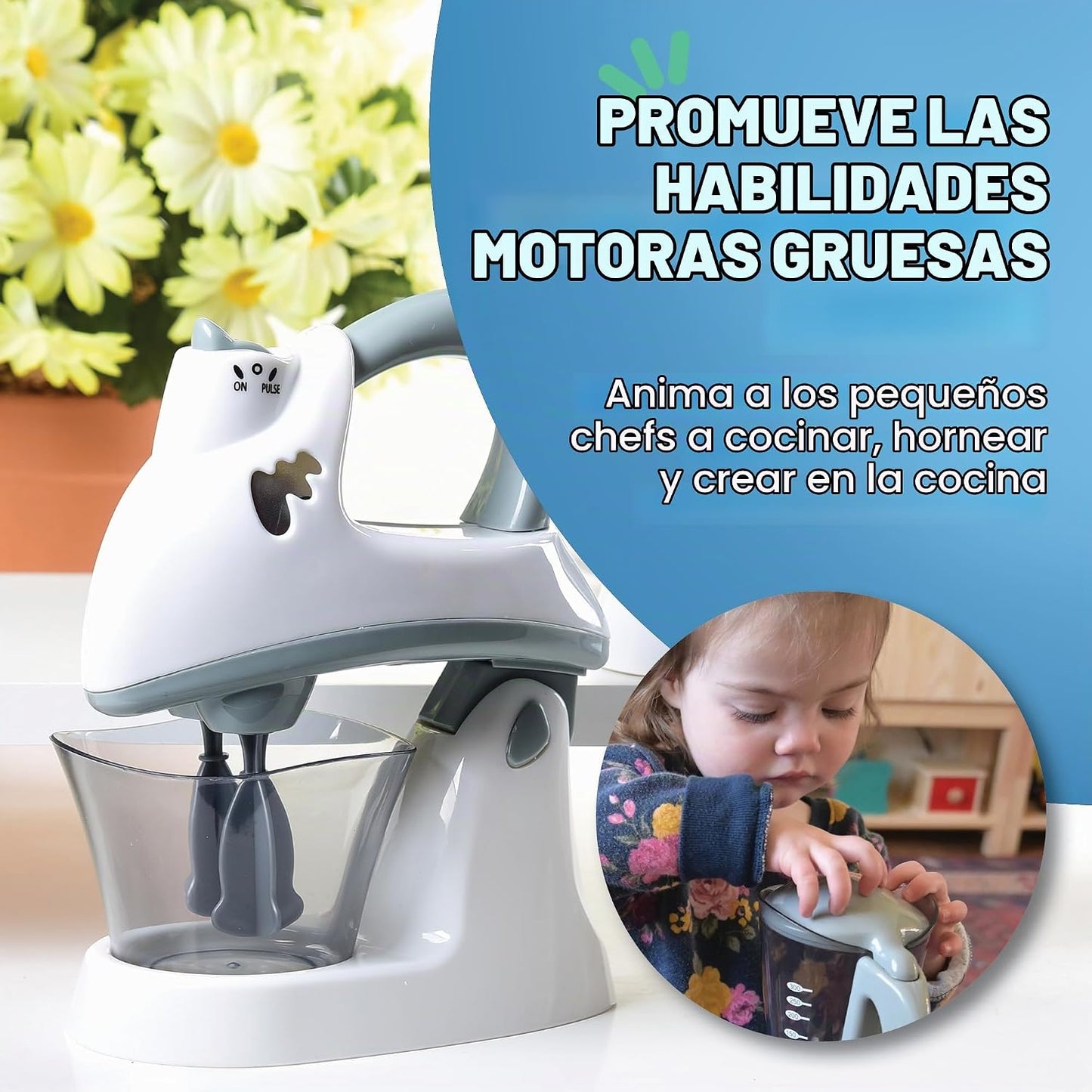Juego de simulación con dispositivos divertidos, juego de mezclador...
