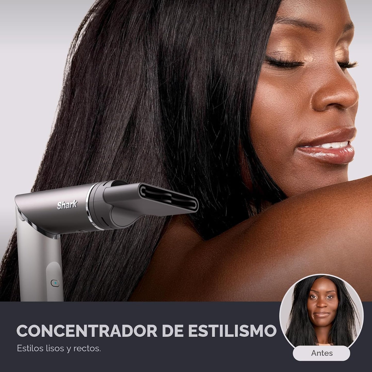 Secador de pelo y alisador de cabello Shark FlexFusion con potente...