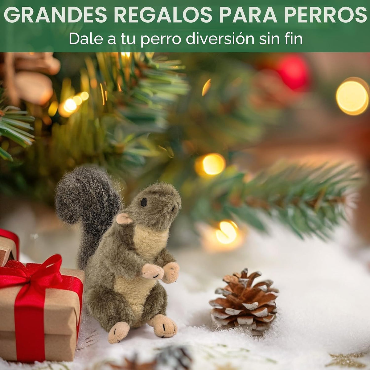 ALL FOR PAWS Juguetes clásicos para mascotas de ardilla, pequeños