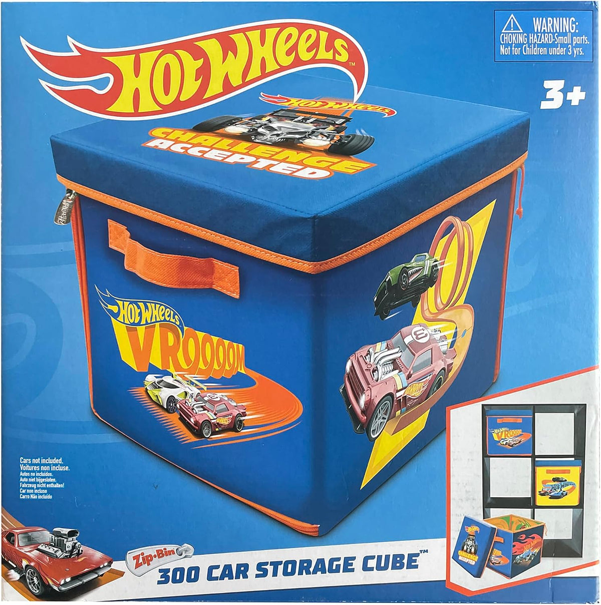 Cubeta de almacenamiento de coches Hot Wheels 300