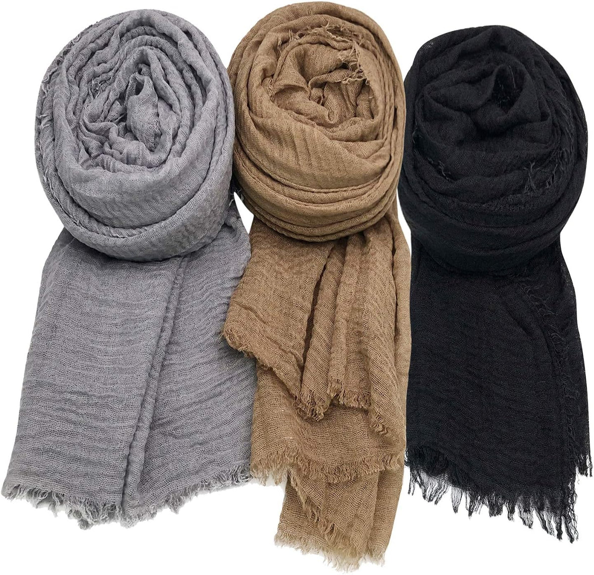 Bufanda Chal para Mujer para Todas las Estaciones 3PCS Envoltorio d...