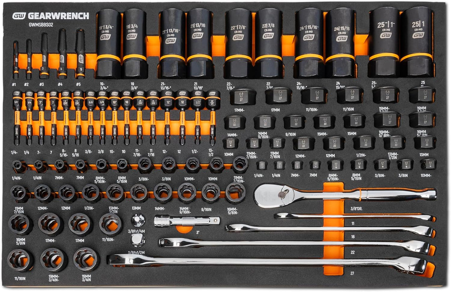 GEARWRENCH Juego de 97 herramientas para mecánicas Biter de pernos...