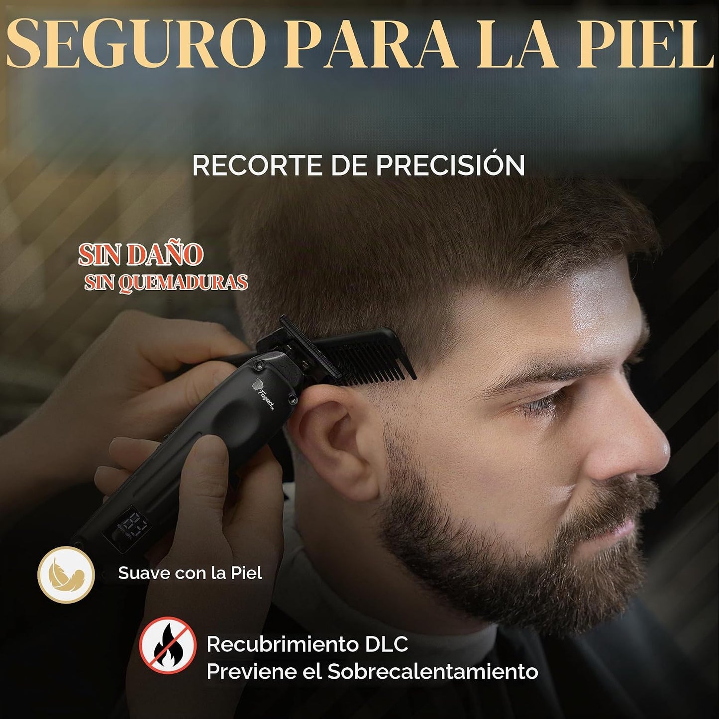 Fagaci Cortadora de pelo profesional para hombres, kit de peluquerí...