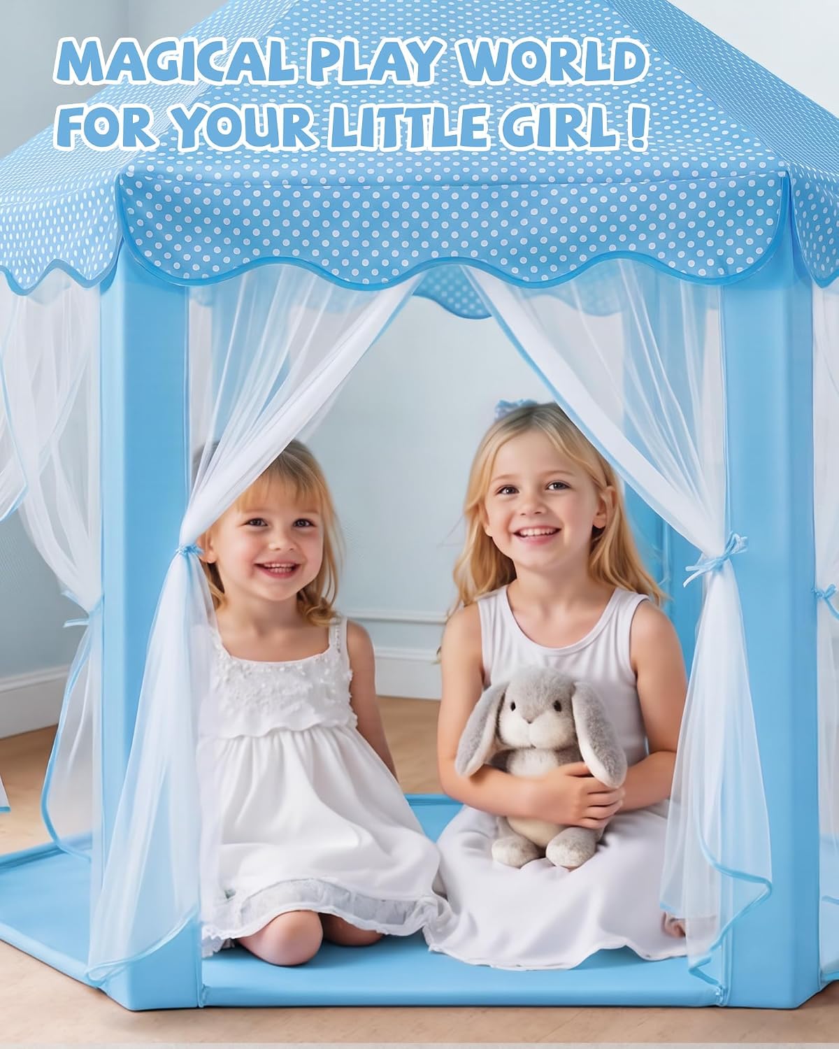 Sumbababy - Tienda de campaña de castillo de princesa para niñas, d...