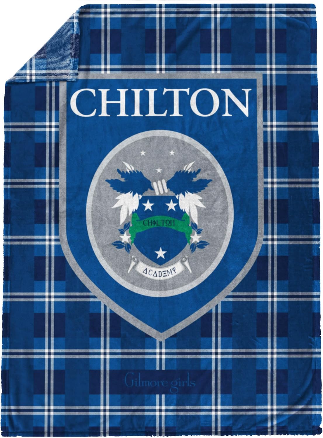 Jay Franco Gilmore Girls Chilton Crest Manta de Felpa - Mide 50 x 6...