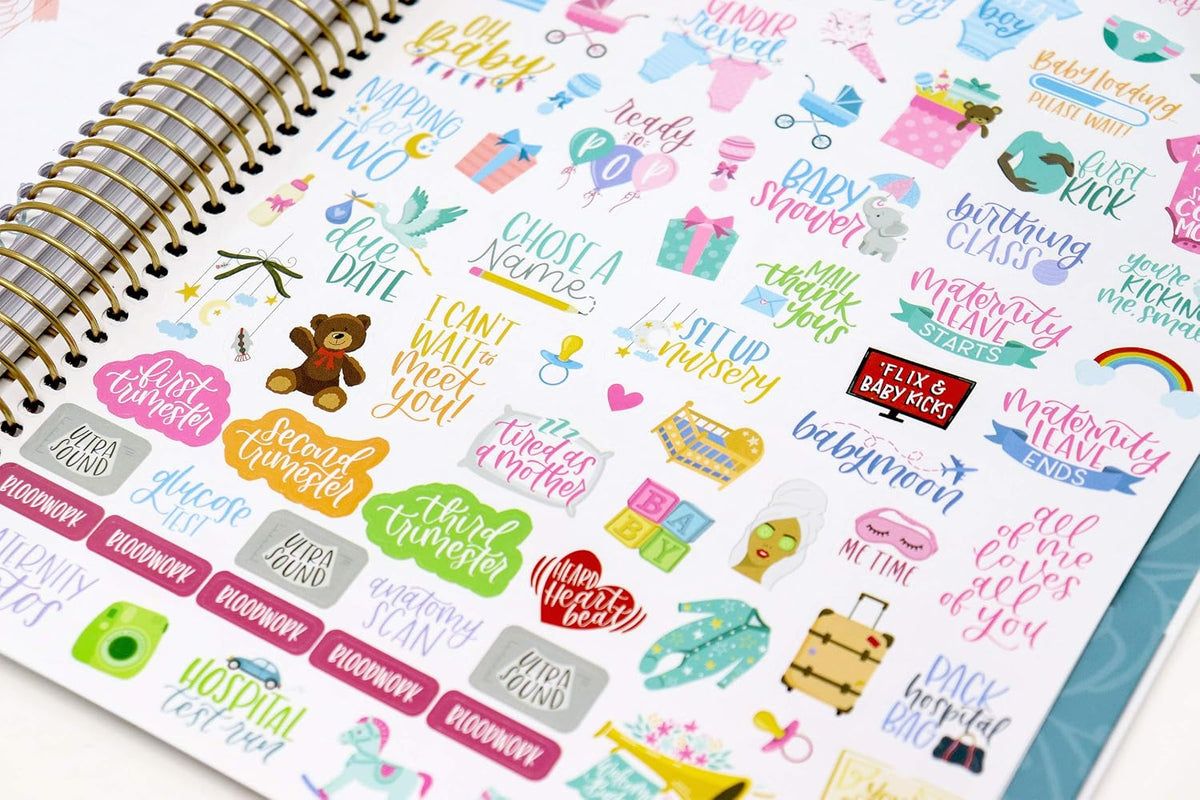 bloom daily planners Nuevo Planificador de Calendario de Embarazo y...