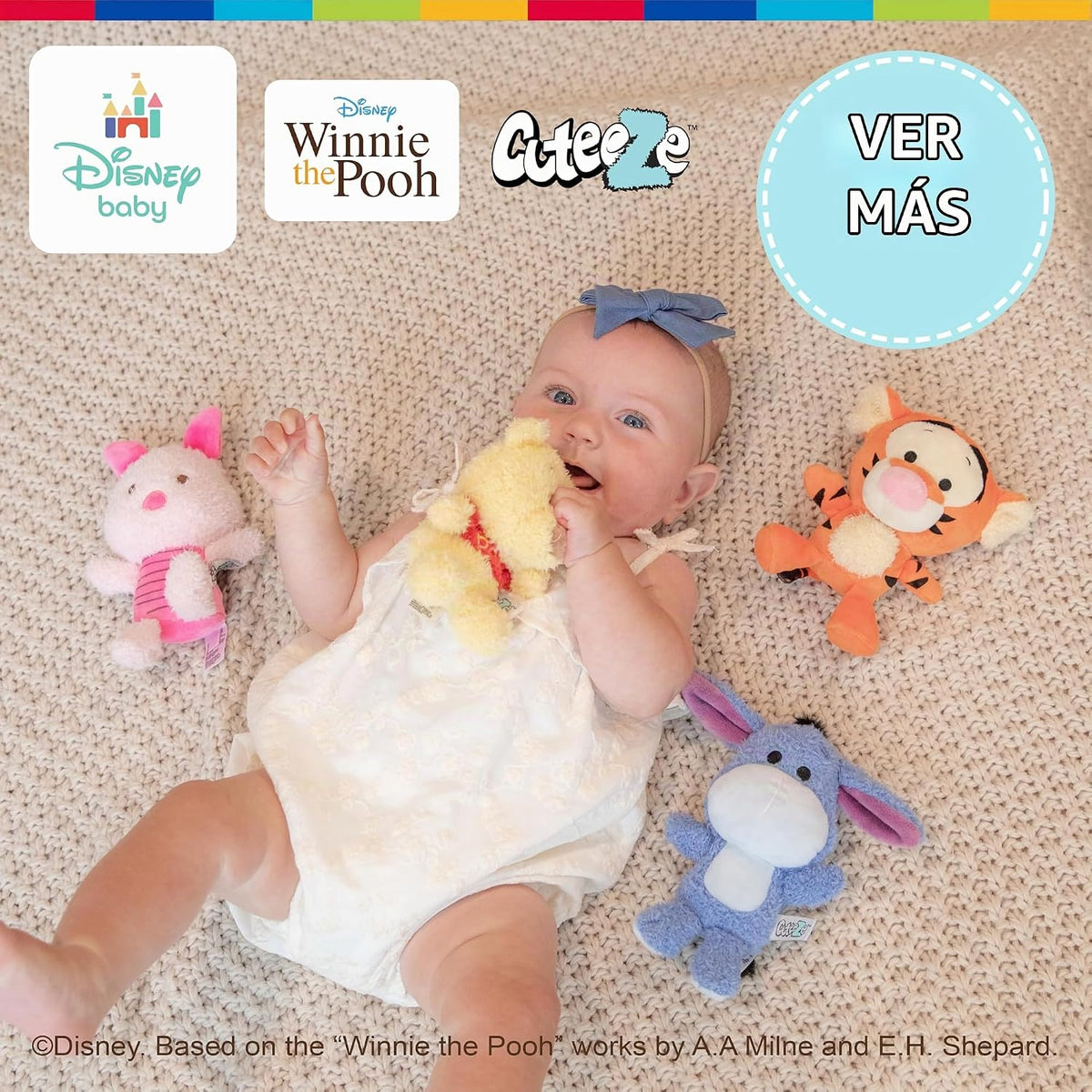 Kids Preferred Disney Baby Winnie The Pooh - Peluche coleccionable...
