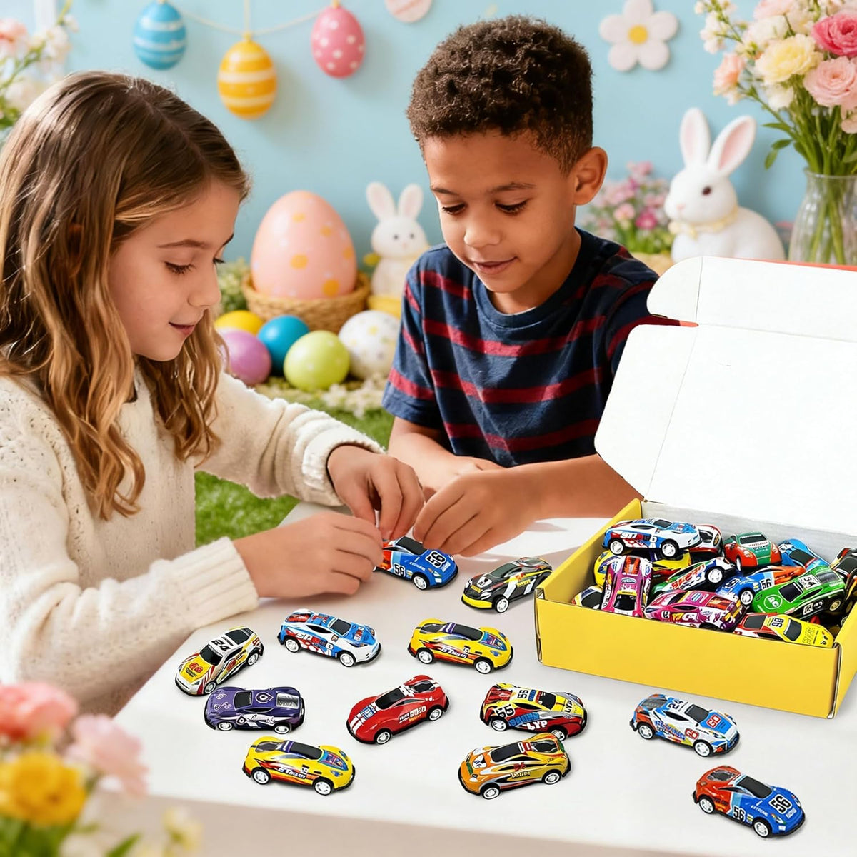 Vileafy 30 autos de juguete para niños, mini recuerdos de fiesta de...