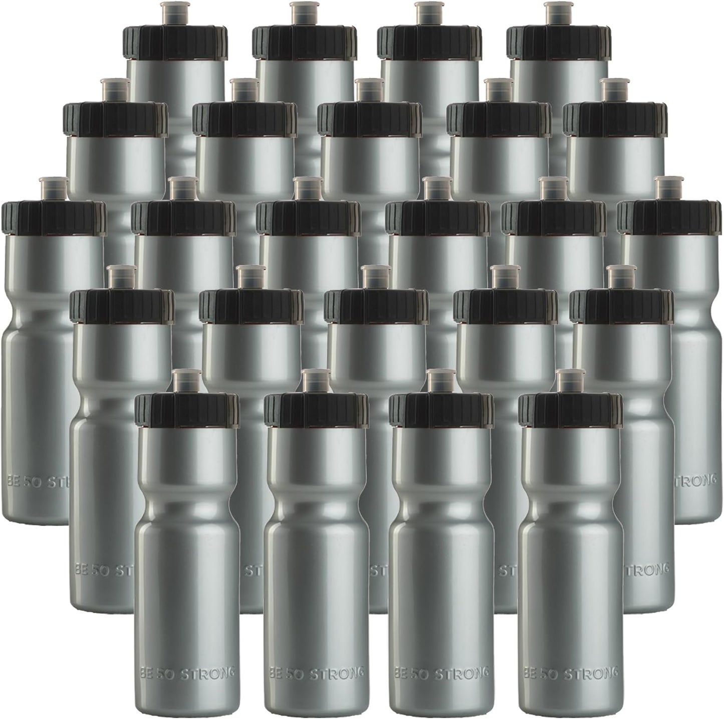 50 fuertes | Botellas de agua a granel, paquete de 24, 22 onzas, ex...