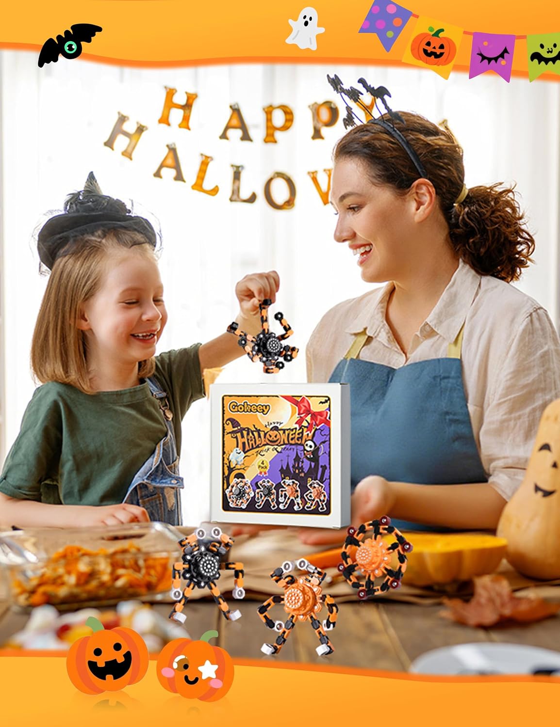 Juguetes de Halloween para niños, juguetes transformables para adul...