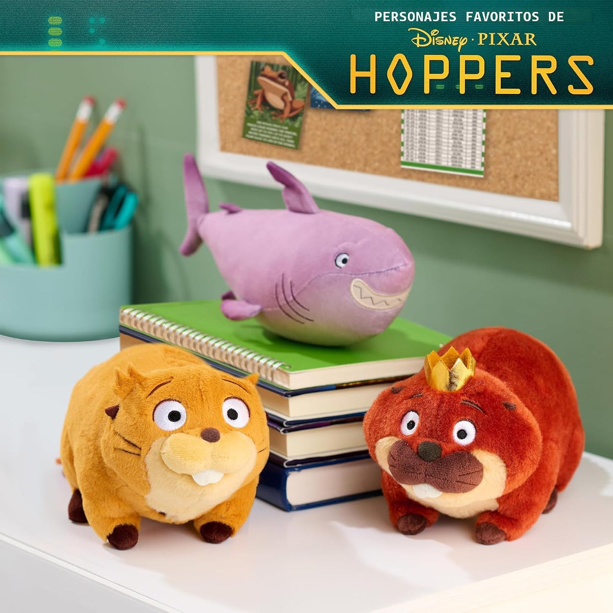 Disney y Pixar's Hoppers - Peluche pequeño de Tiburón Diane | P...