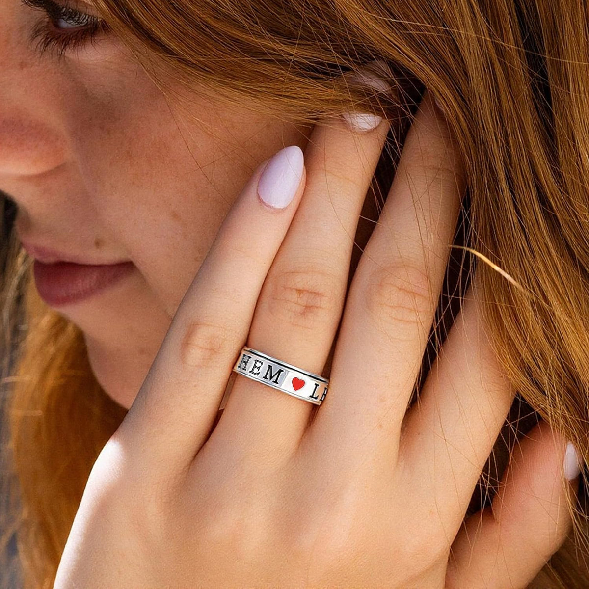 Fidget Toys Anillo de ansiedad para adultos para mujeres: Fidget Sp...