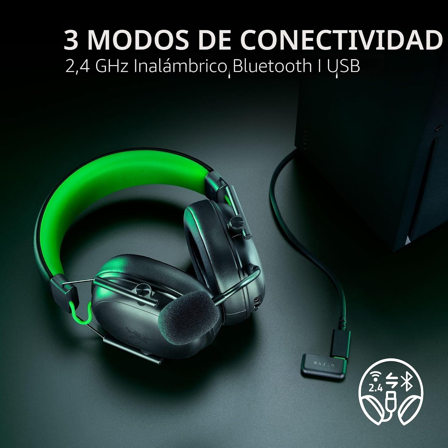 Razer BlackShark V3 X HyperSpeed Auriculares inalámbricos para jueg...