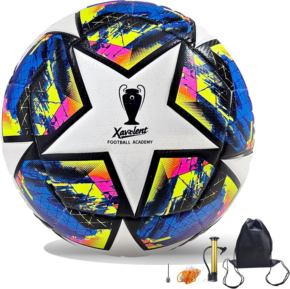 XAVOLENT Balón de fútbol profesional Tamaño 5,4 | Pelota de entrena...