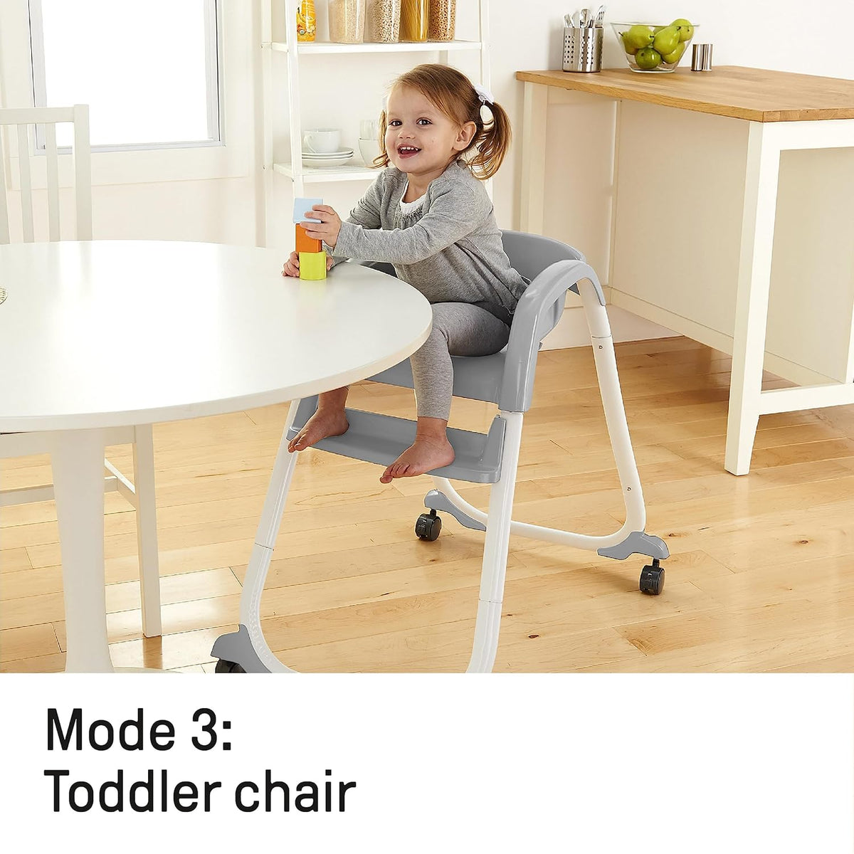 Ingenuity SmartClean Trio Elite - Silla alta convertible 3 en 1 par...
