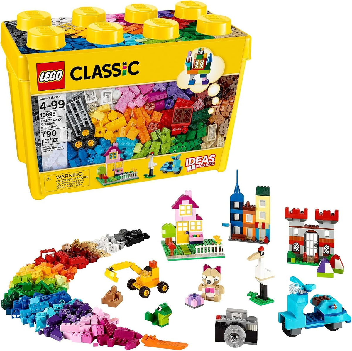 Caja de ladrillos creativos grandes y clásicos de la marca LEGO 106...