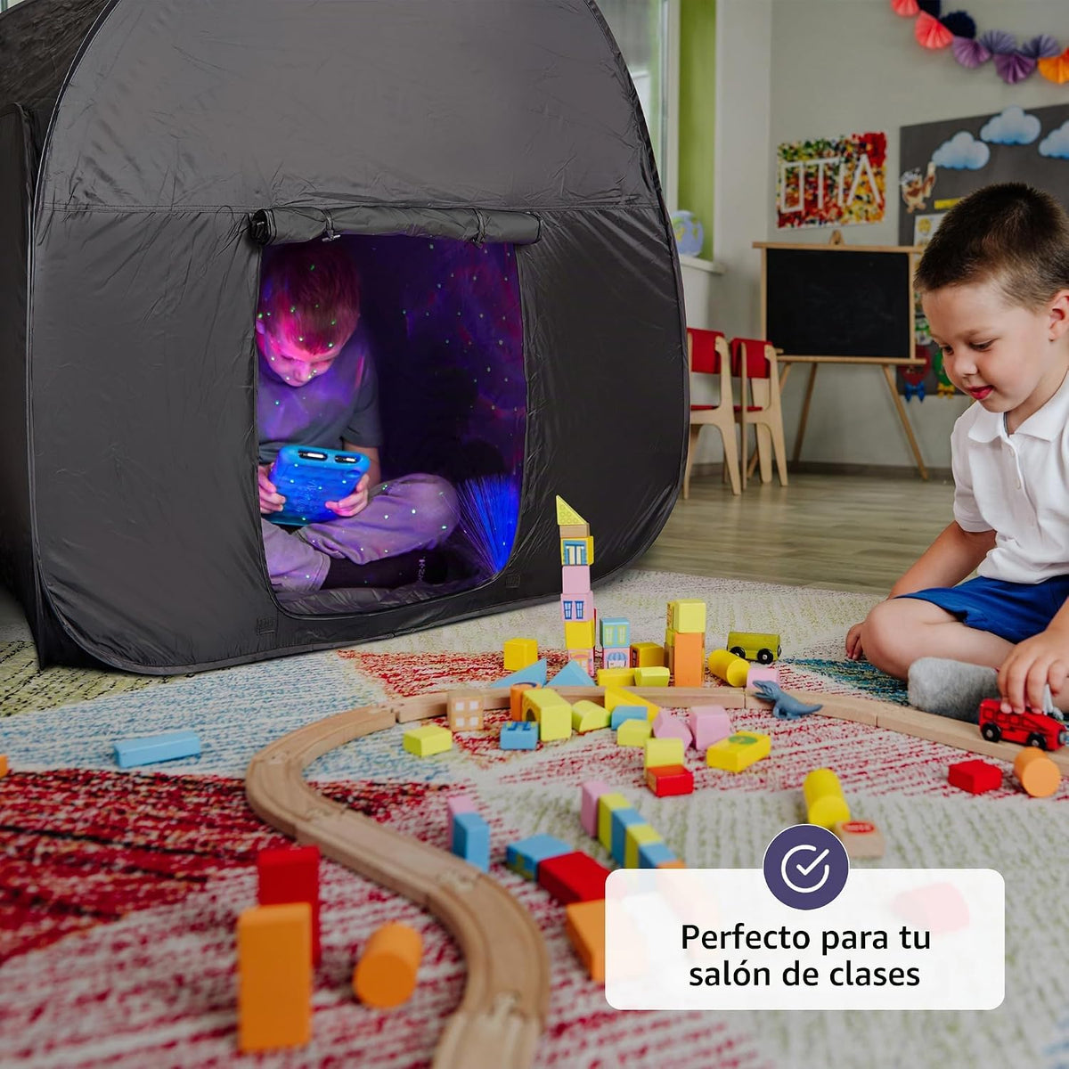 Tienda de campaña sensorial | Esquina tranquila para que los niños...
