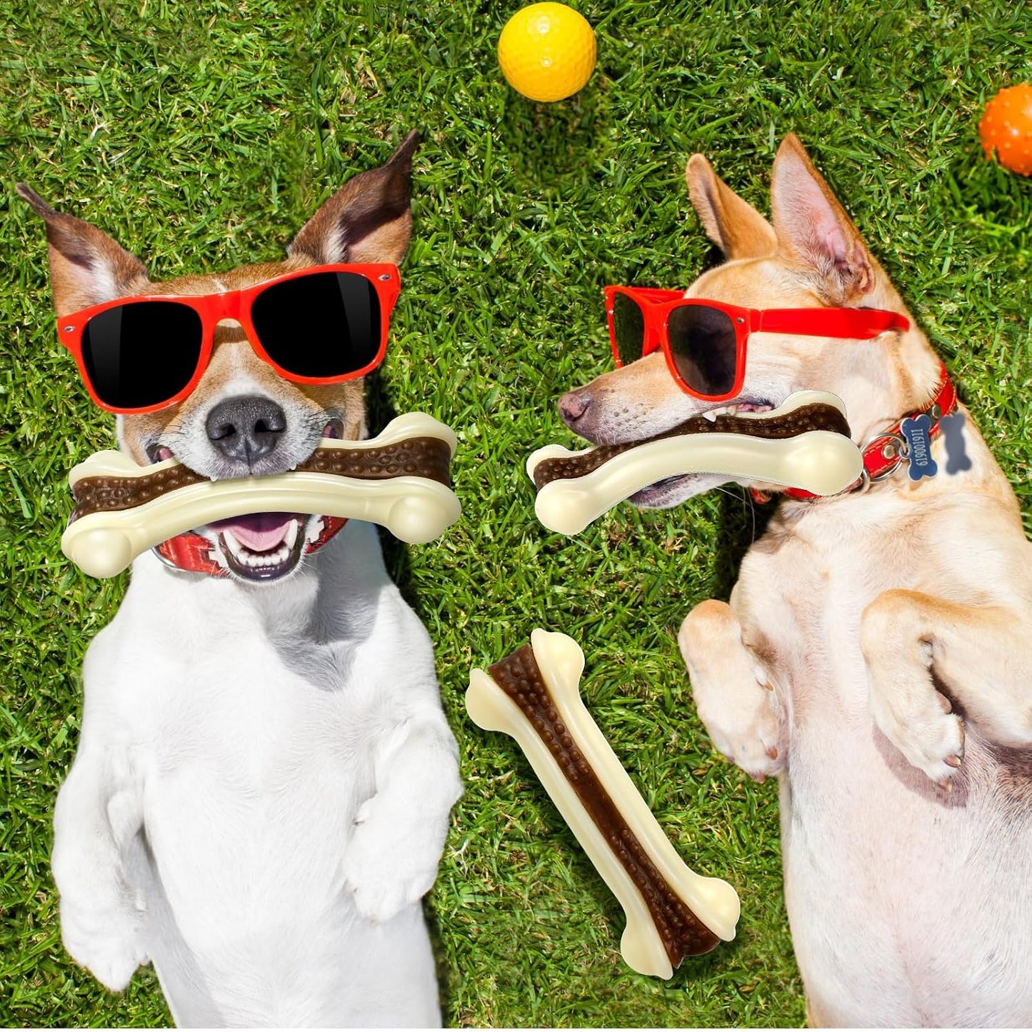 Sosation 10 juguetes masticables para perros para masticadores agre...