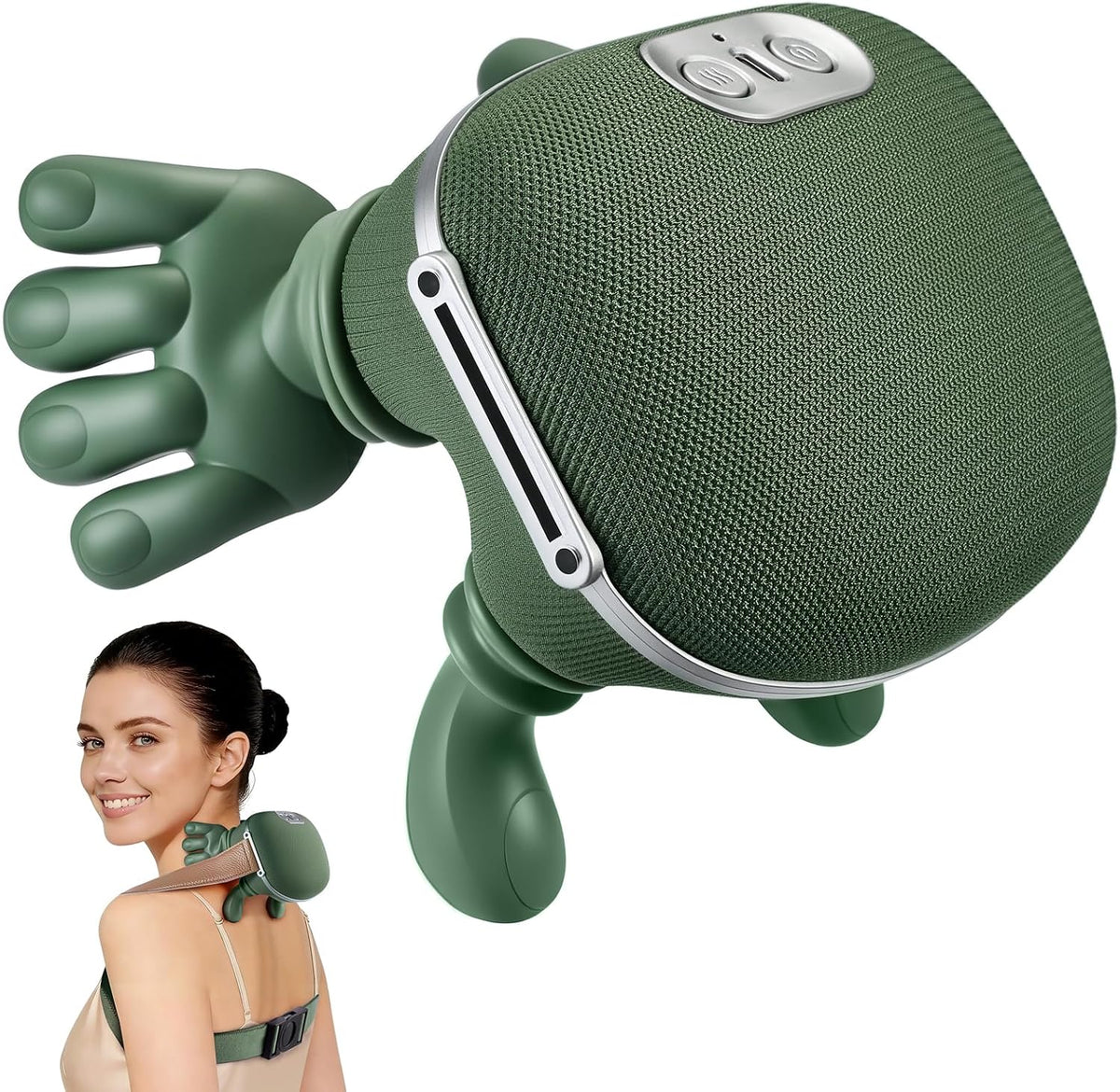 SAILIFE Masajeador de cuello calentado, nuevo masajeador biónico de...