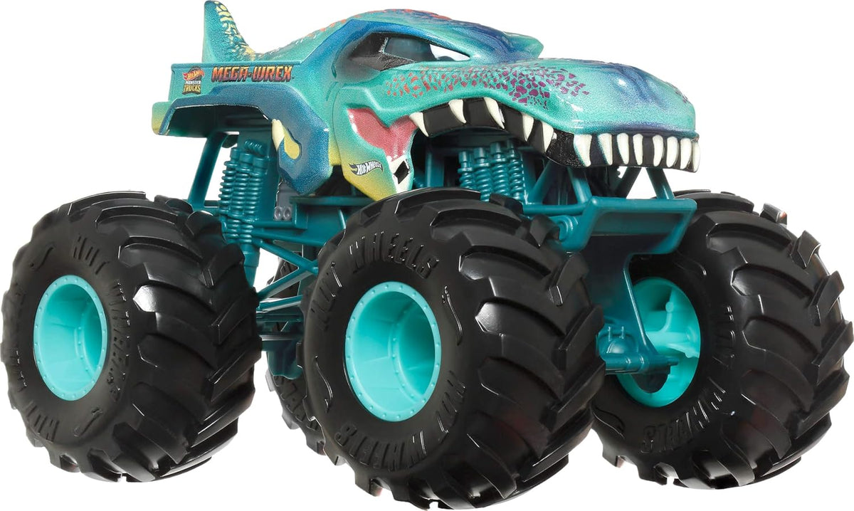 Hot Wheels Monster Trucks, camión monstruo de gran tamaño, camión d...