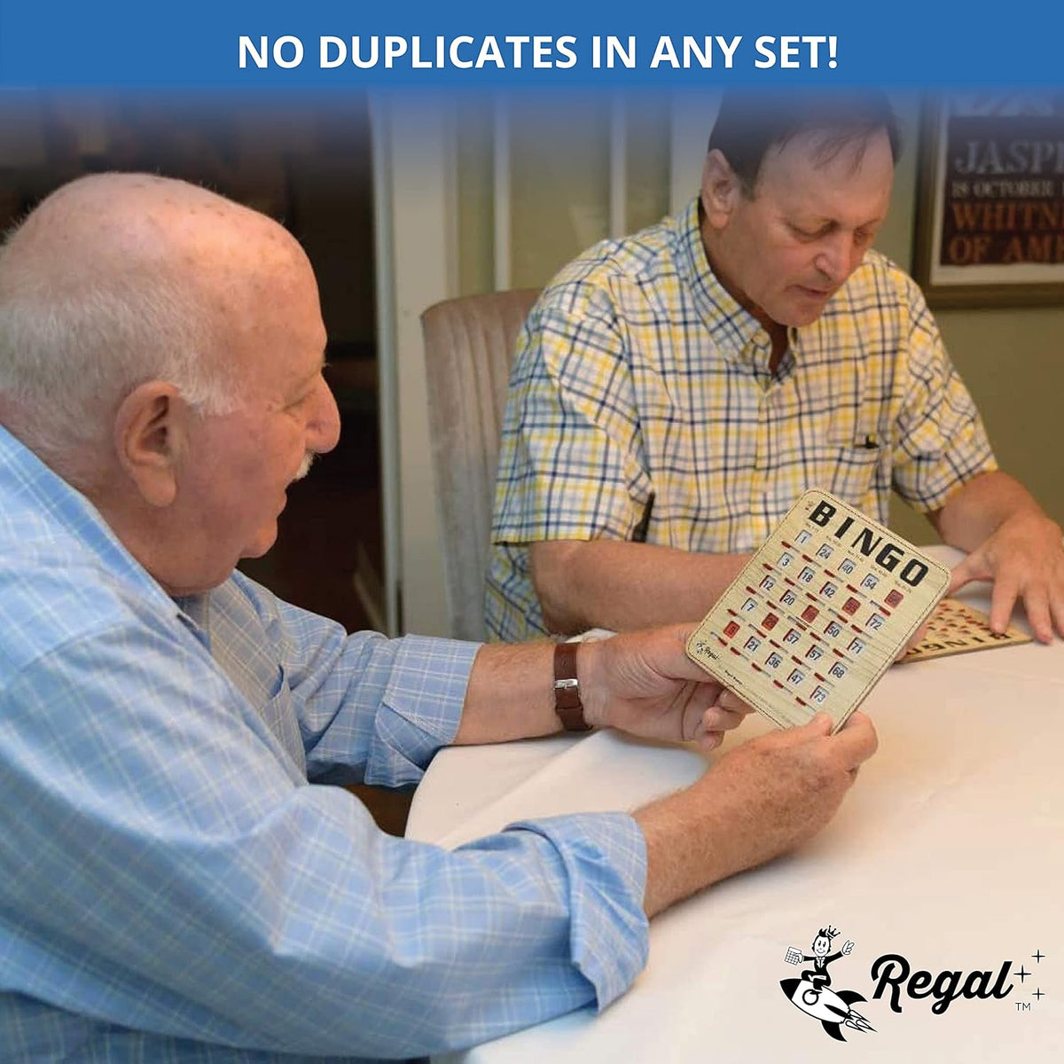 Regal Bingo - Tarjetas de bingo a granel con ventanas deslizantes,...