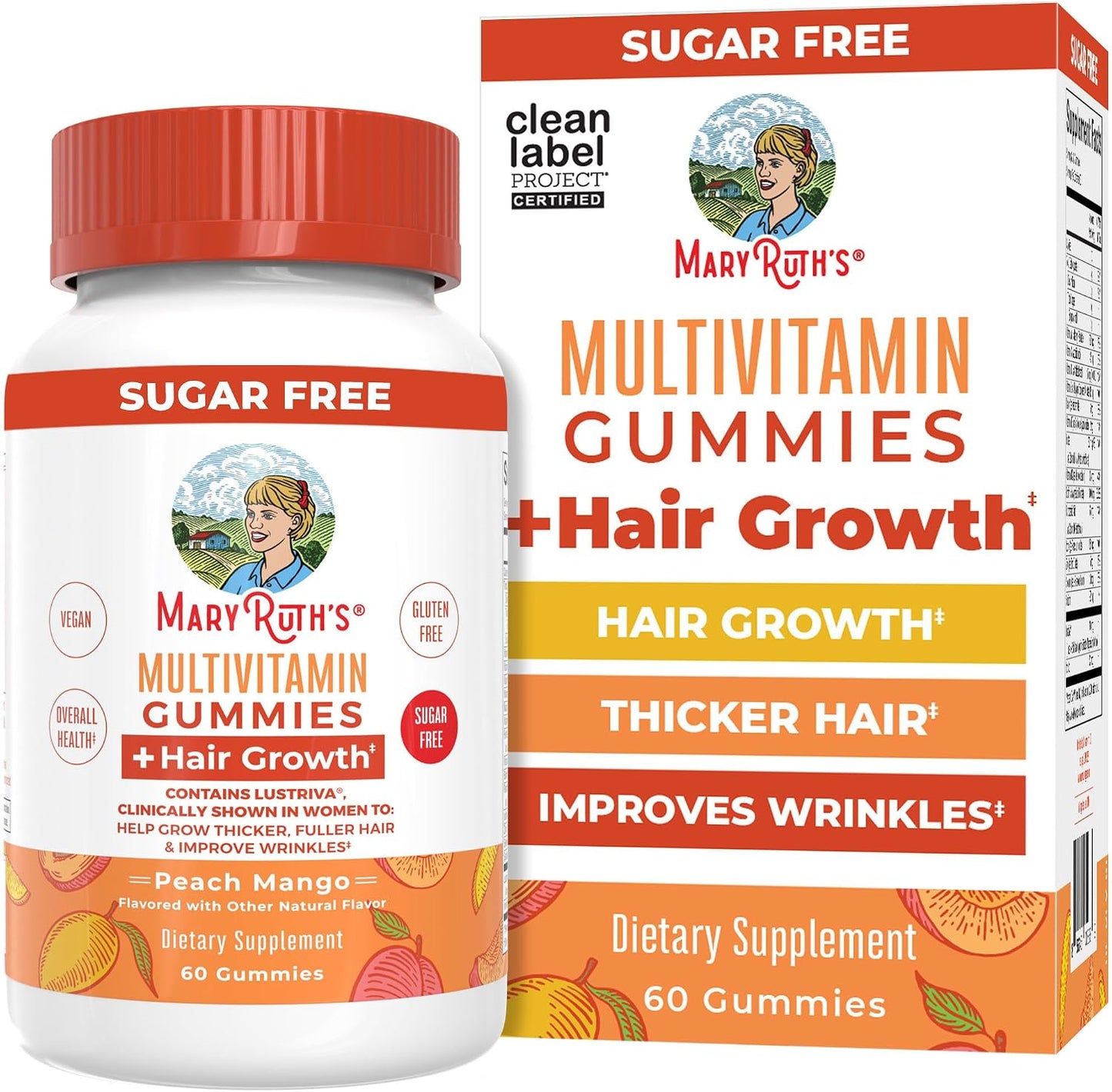 MaryRuth's Multivitamínico + gomitas para el crecimiento del ca...