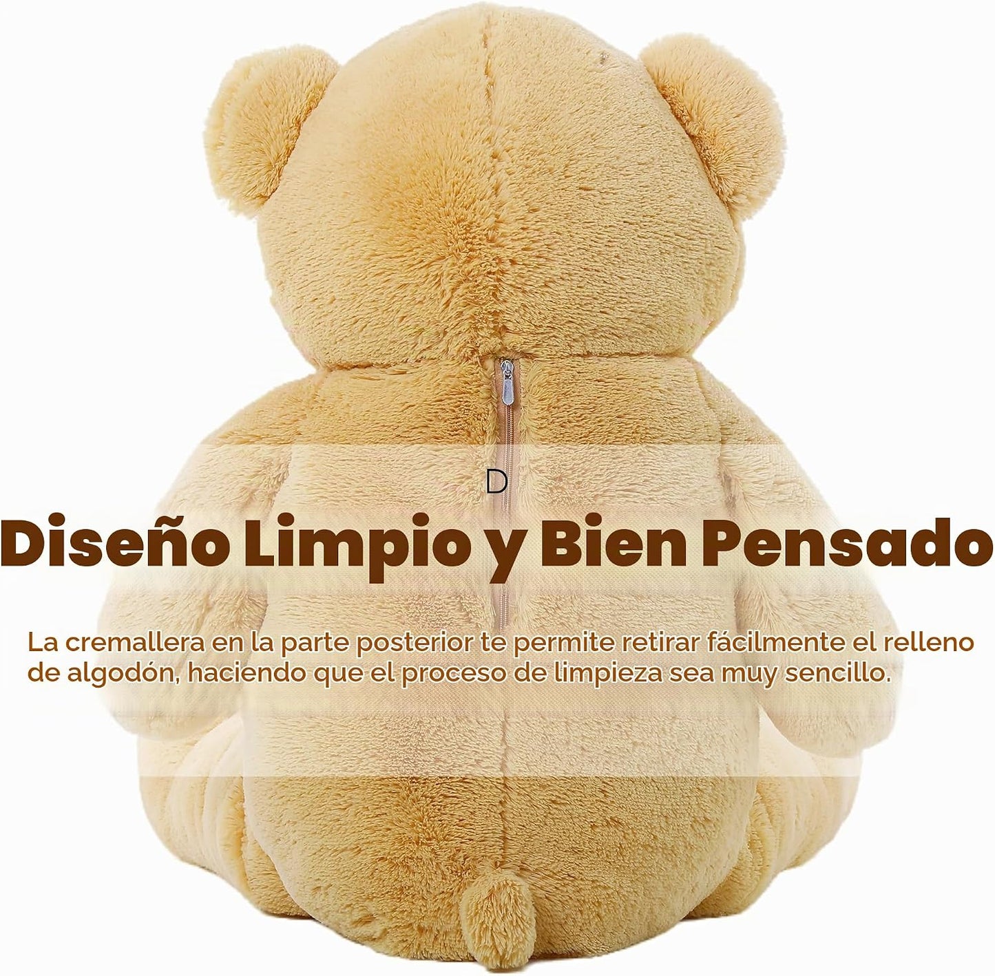 Tezituor Oso de peluche gigante de 52 pulgadas, osos de peluche gra...