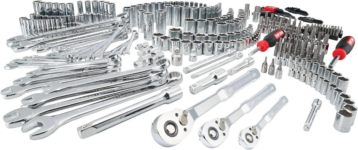 CRAFTSMAN Juego de herramientas mecánicas de 308 piezas, juego de z...