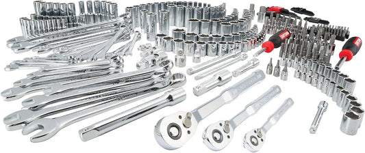 CRAFTSMAN Juego de herramientas mecánicas de 308 piezas, juego de z...