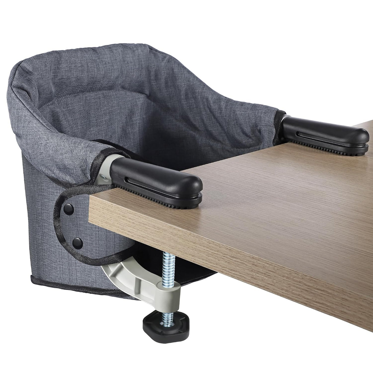 Toogel Silla alta de gancho, asiento de viaje portátil para bebé de...
