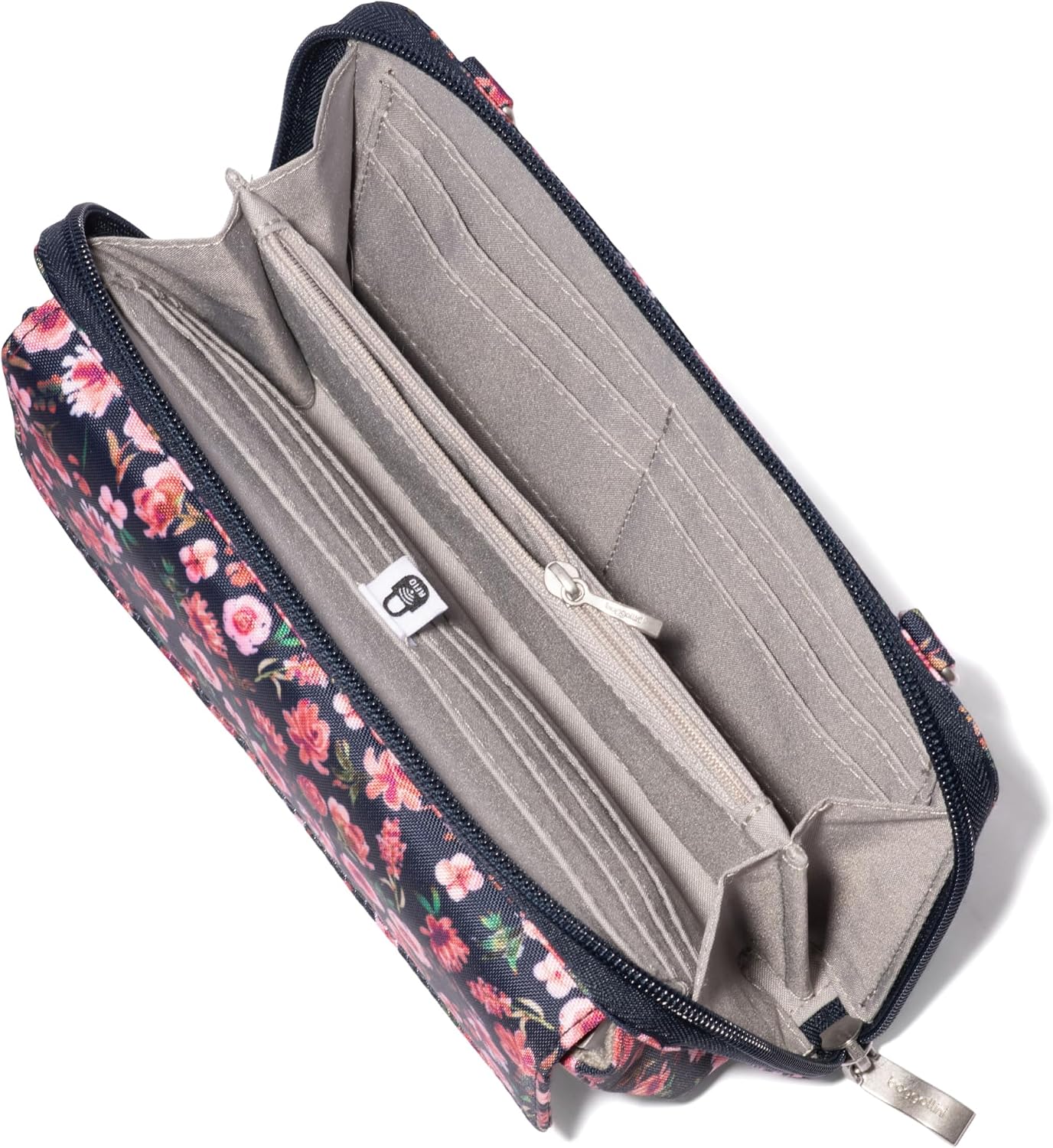 Baggallini Cartera cruzada para teléfono RFID