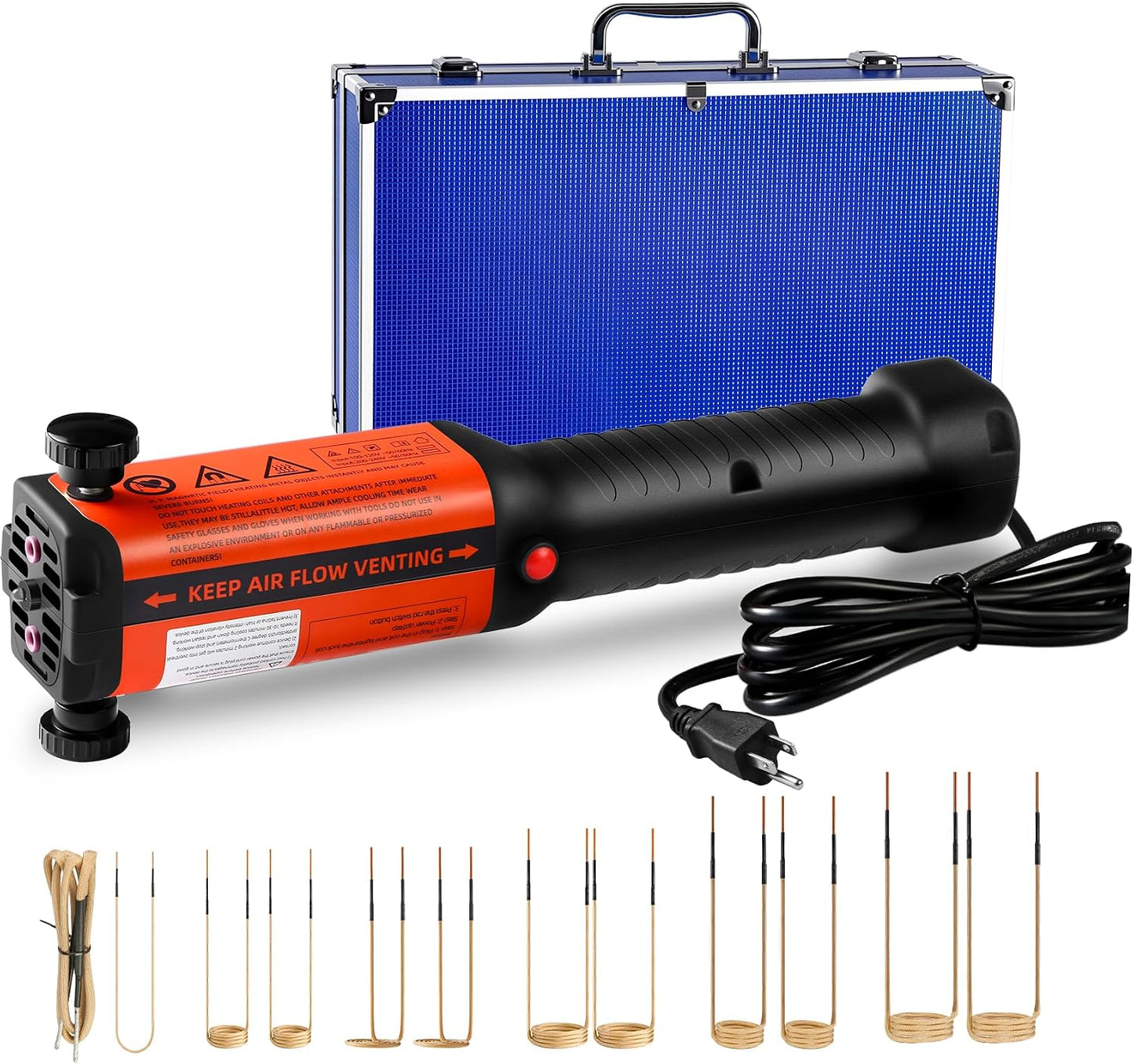 Kit de extracción de pernos de calentador de inducción de 1500 W co...