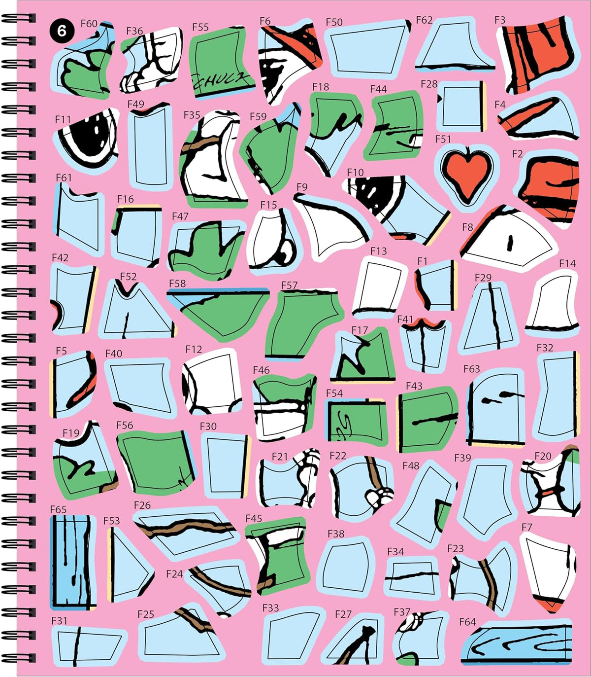 Juegos mentales - Pegatina por número: Snoopy (producto con licenci...