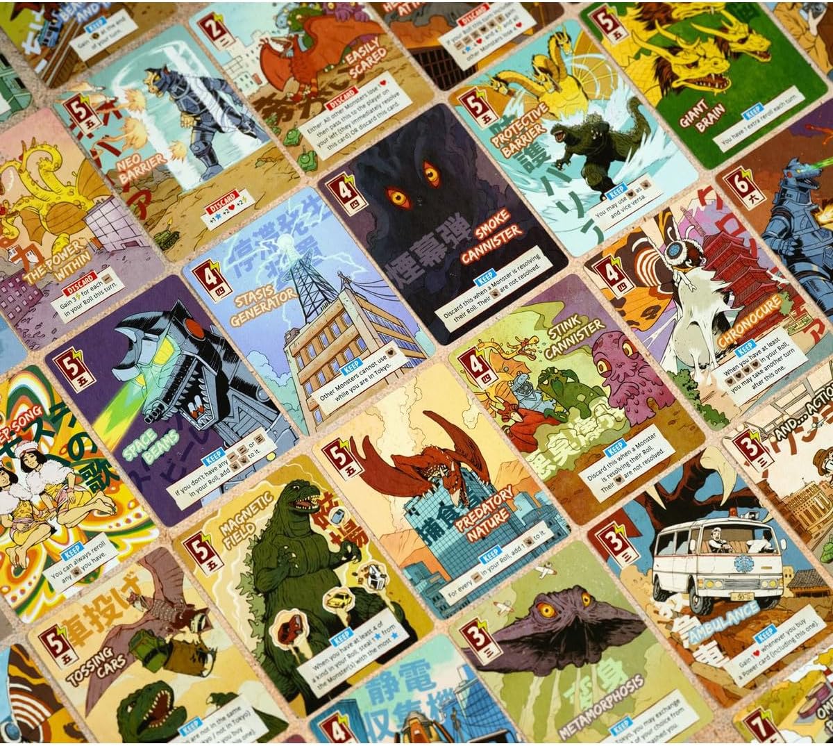 IELLO: King of Tokyo Godzilla, juego de mesa de estrategia, 2 a 6 j...