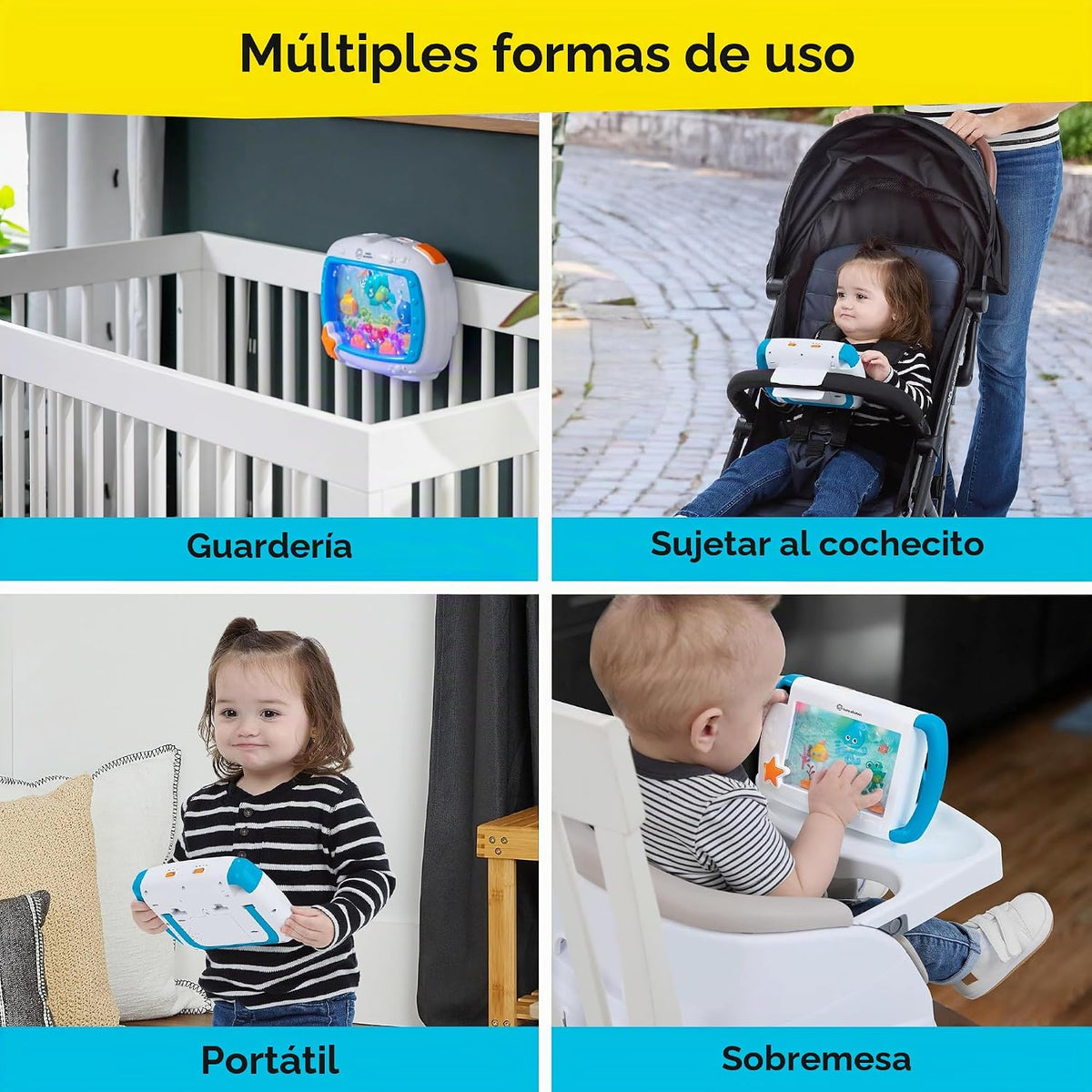 Baby Einstein Juego de regalo 2 en 1 Sea Dreams Soother, máquina de...