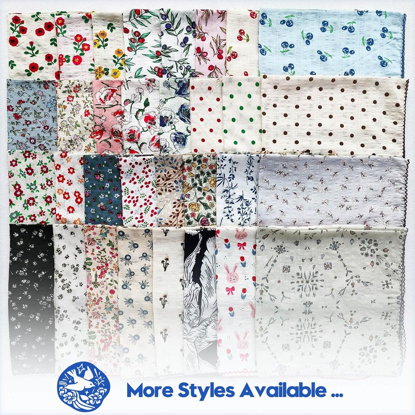 APIGANIZ Bandana de algodón de 21 x 21 pulgadas para mujer, tela te...