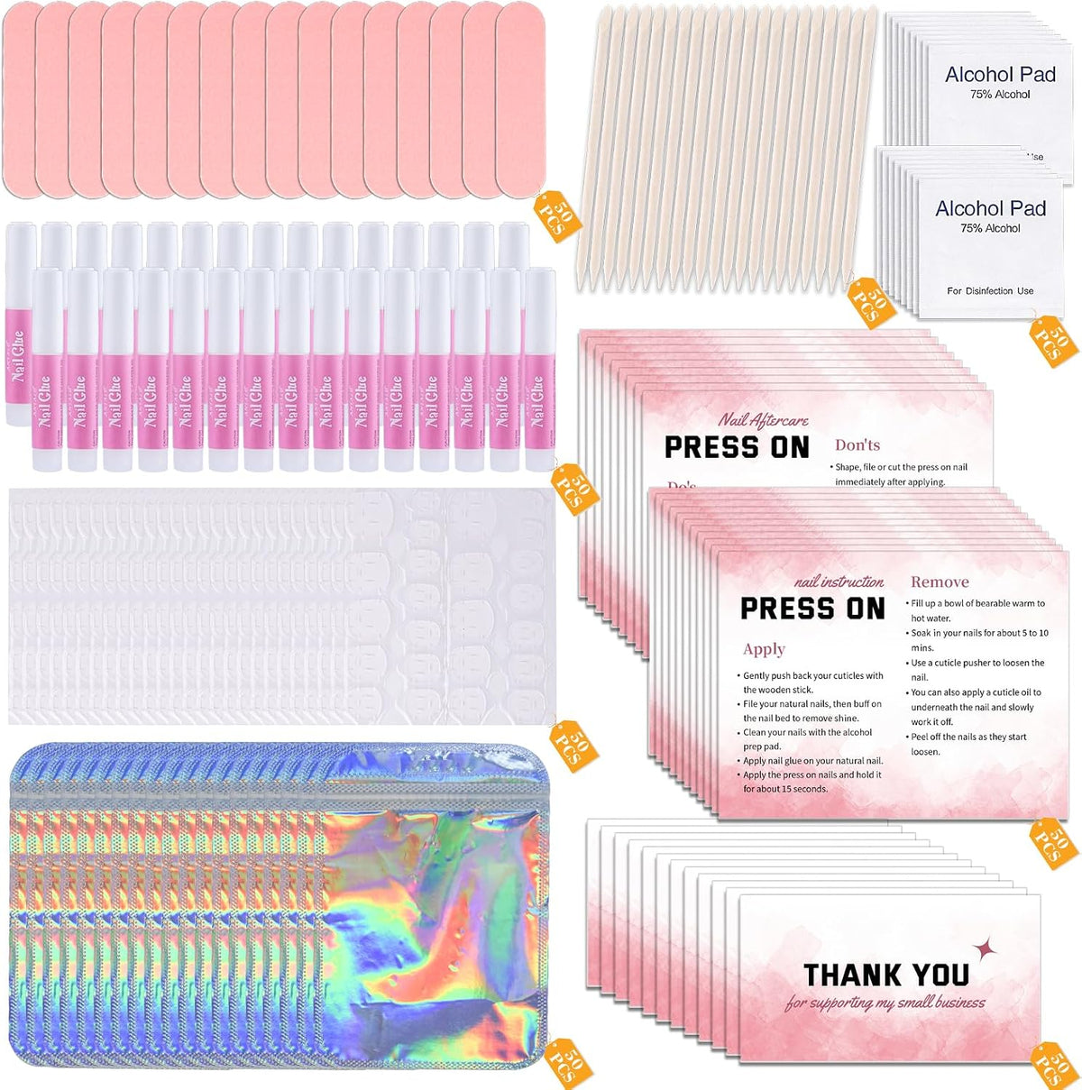 Kit de herramientas para uñas postizas para negocios - Kit desechab...