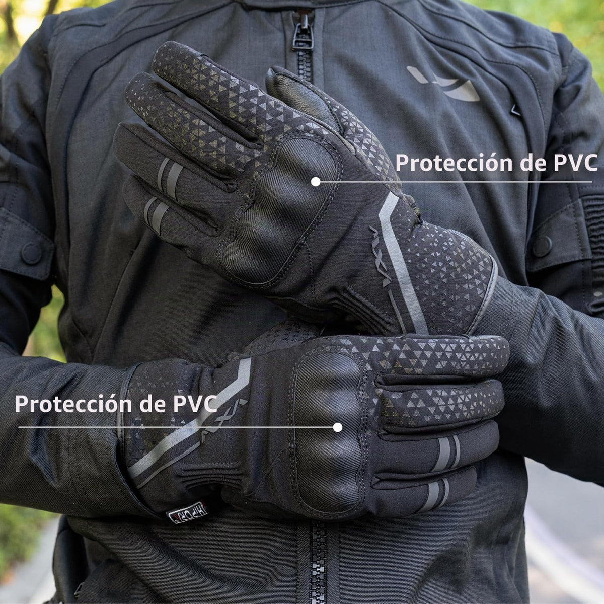 VXW Guantes de motocicleta de invierno para hombres y mujeres, impe...