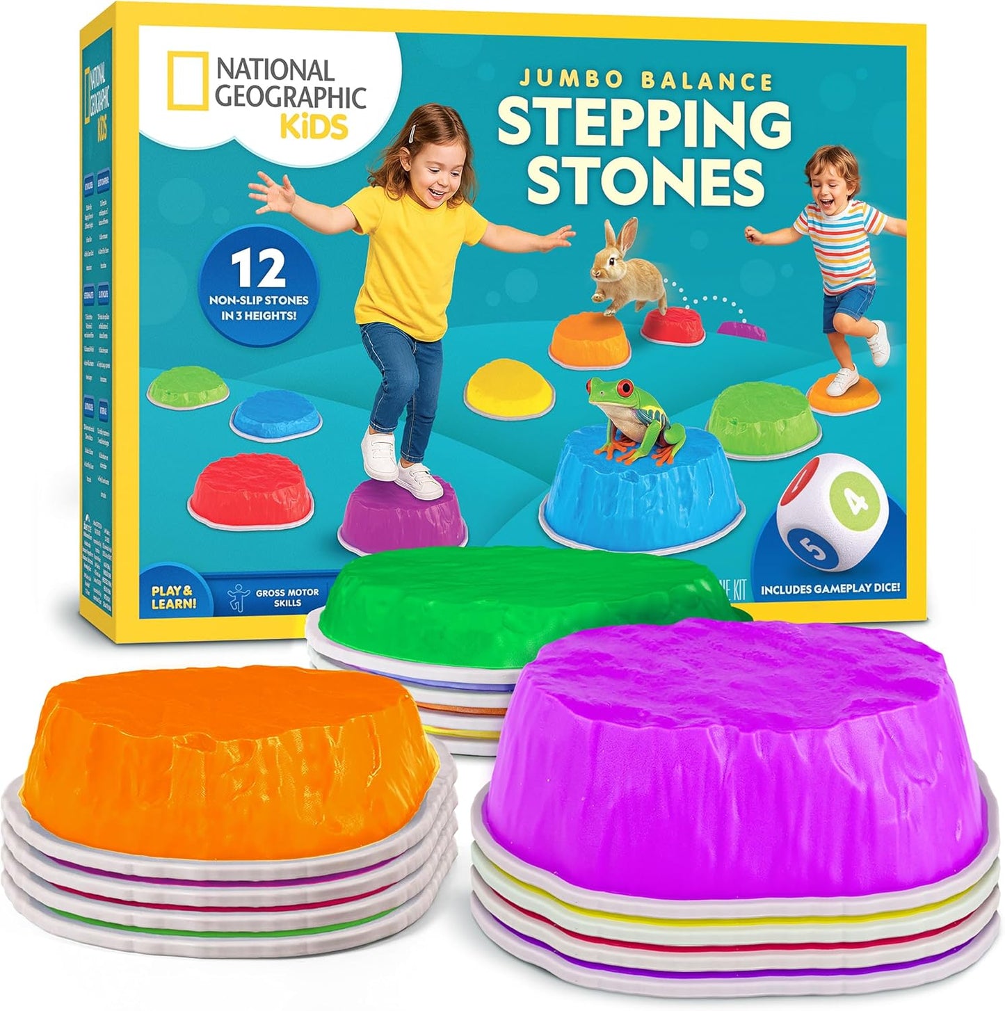 National Geographic Kids - Piedras de equilibrio gigantes para niño...